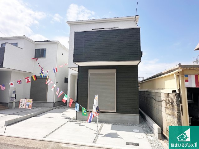 明石市大久保町八木　第18期　新築一戸建ての外観|安心の10年保証！外観を美しく保ち、雨水で汚れを落とします！気になることがありましたら、お気軽にお問い合わせください！