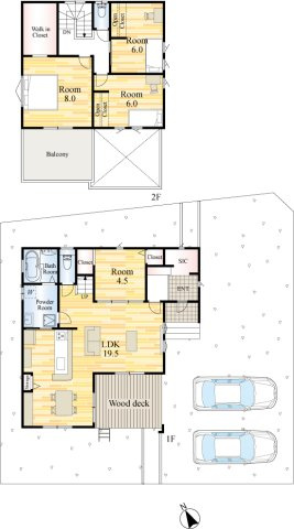 久留米市東櫛原町　5号地の間取り