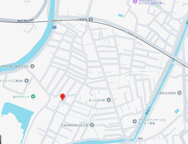 高砂市曽根町１期（全1棟）1号棟の地図