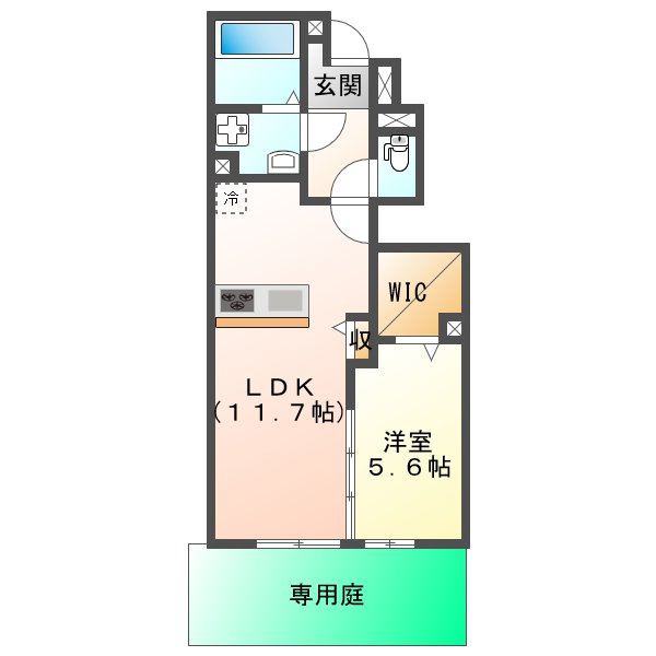 フェーブ千代が丘の間取り