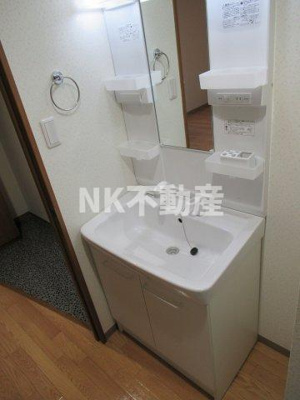 【独立洗面台】 | アクティブ・オクダ（八戸ノ里賃貸） | 独立洗面台です