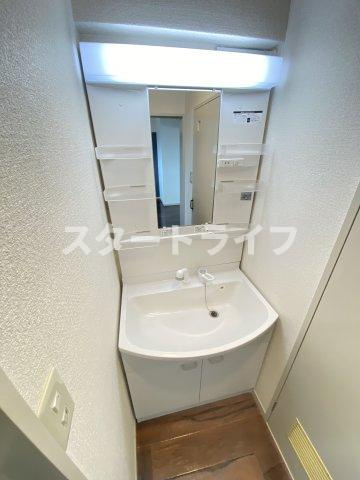 大阪市東淀川区柴島３丁目の賃貸マンションの洗面所