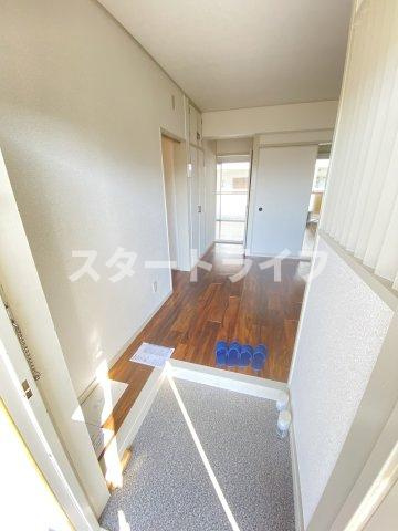 大阪市東淀川区柴島３丁目の賃貸マンションの玄関