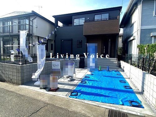【外観】 | 【仲介手数料０円】茅ヶ崎市下寺尾　新築一戸建て | 外観パース　茅ヶ崎市下寺尾　新築一戸建て