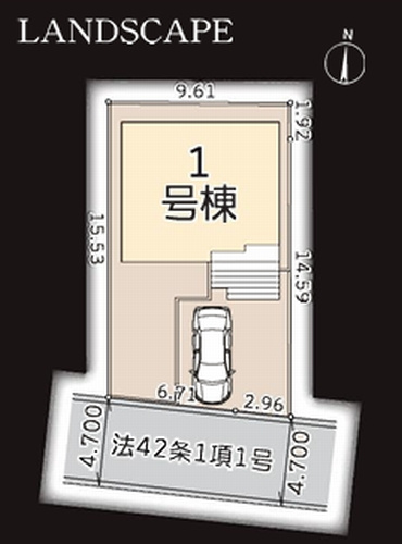 【区画図】 | 【仲介手数料０円】茅ヶ崎市下寺尾　新築一戸建て | 茅ヶ崎市下寺尾　新築一戸建て