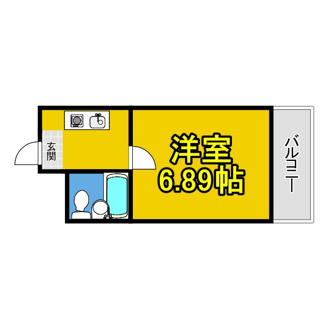 大宝都島ルグランの間取り