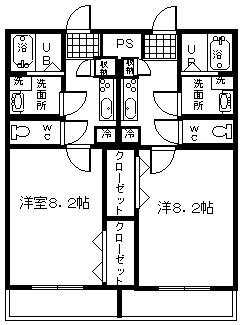 【間取り】 | ロイヤルスターマンションⅡ