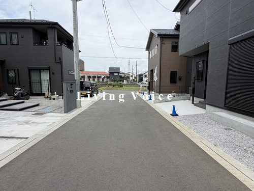 【仲介手数料０円】愛川町中津　新築一戸建て　全7区画の前面道路含む現地写真|愛川町中津　新築一戸建て　全7区画