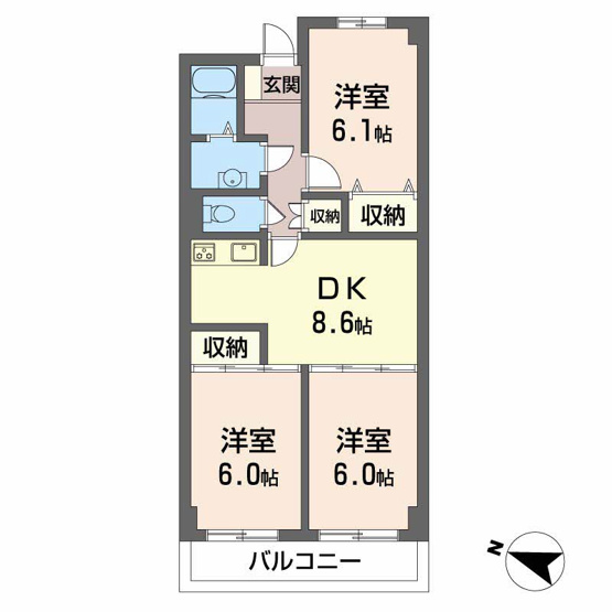 【間取り】 | パークサイド伊藤