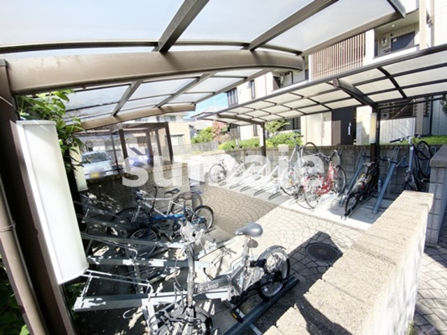 ルーヴル三橋 Bのその他共用部分|駐輪場です！