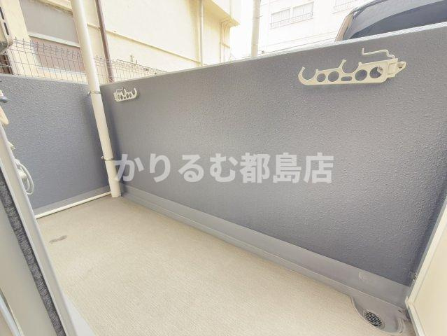 コートエスト都島のバルコニー