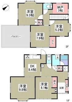 リブレス久保島戸建の間取り