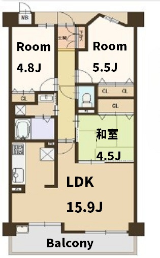 ★価格変更★ウインヒルズジェームス山 の間取り