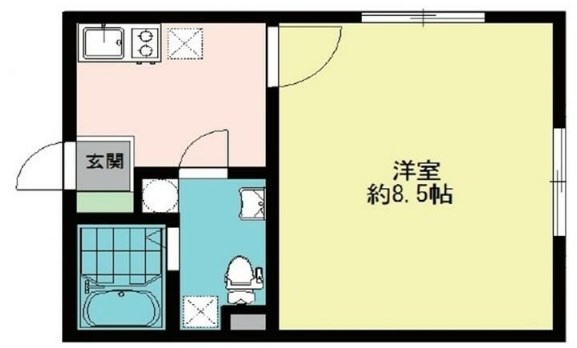 クレア高円寺の間取り