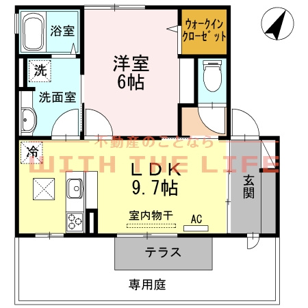 ヴィルヌーブ伍番街【キャッシュバック対象】の間取り