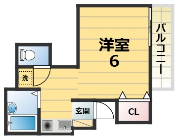ガリューコート菱屋西の間取り