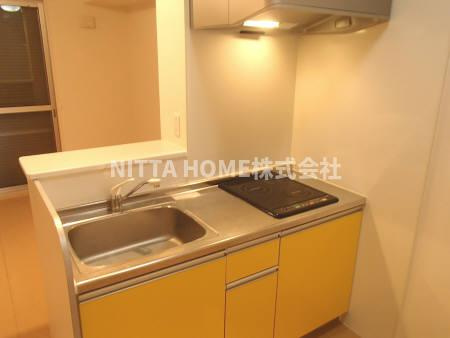 フェアリーシャンテのキッチン|ＩＨクッキングヒーターが付いています！