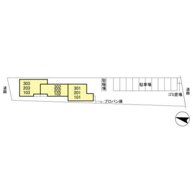 クレシアのその他|配置図です。