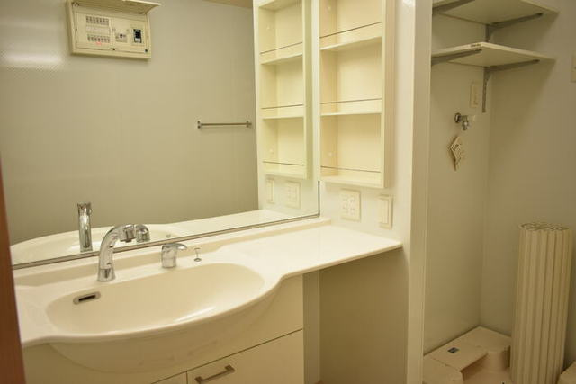 クレシアの洗面所|洗面台です。