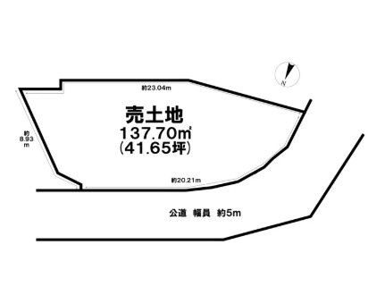 宜野湾市我如古2丁目　売地
