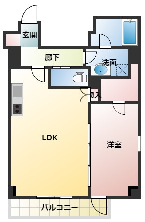 プレディアコート本町の間取り
