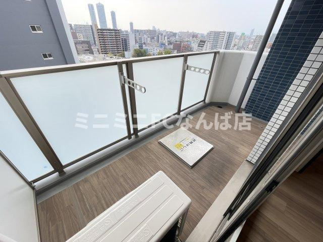 プレサンスOSAKA DOMECITYビーツのバルコニー