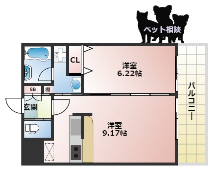プレジオ海老江の間取り