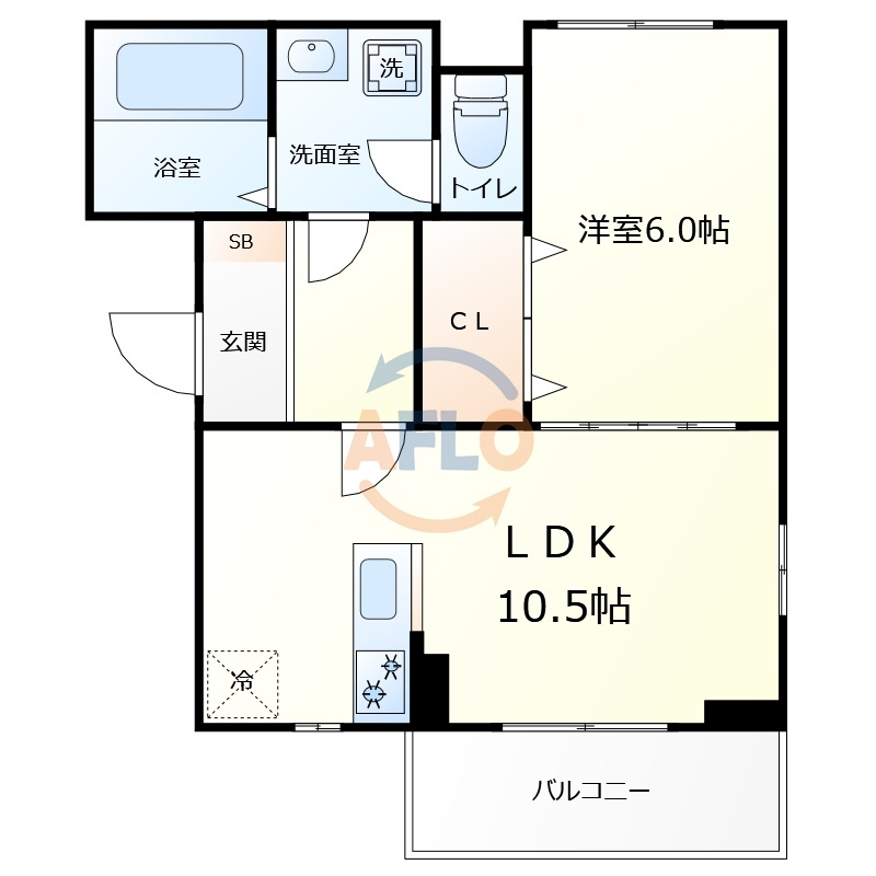 ロイヤルメゾン北巽Ⅱの間取り|ロイヤルメゾン北巽Ⅱ　間取り