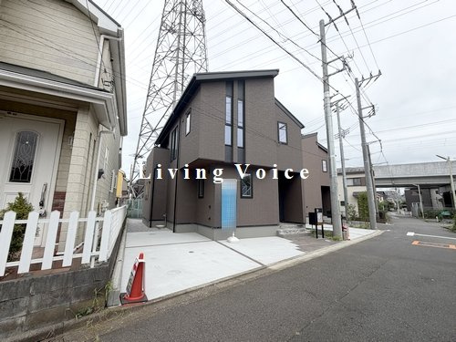 【仲介手数料０円】相模原市緑区東橋本4丁目　新築一戸建て　全8区画の外観|1号棟　相模原市緑区東橋本4丁目　新築一戸建て　全8区画