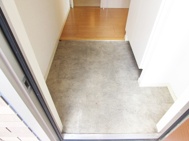 御殿山２丁目テラスハウスの玄関|明るい玄関です