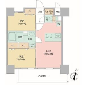 Louis Residence 弁天町の間取り