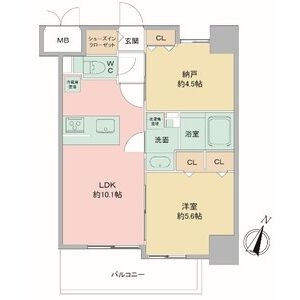 Louis Residence 弁天町の間取り