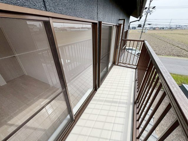 中古住宅　十七条のバルコニー