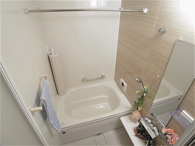 The Crossの浴室|追炊き機能付き浴室