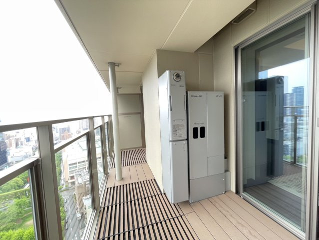 グラングリーン大阪THE NORTH RESIDENCEのバルコニー