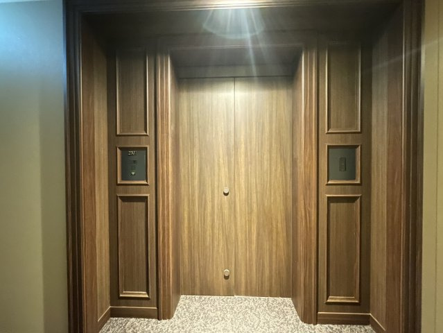 グラングリーン大阪THE NORTH RESIDENCEの玄関
