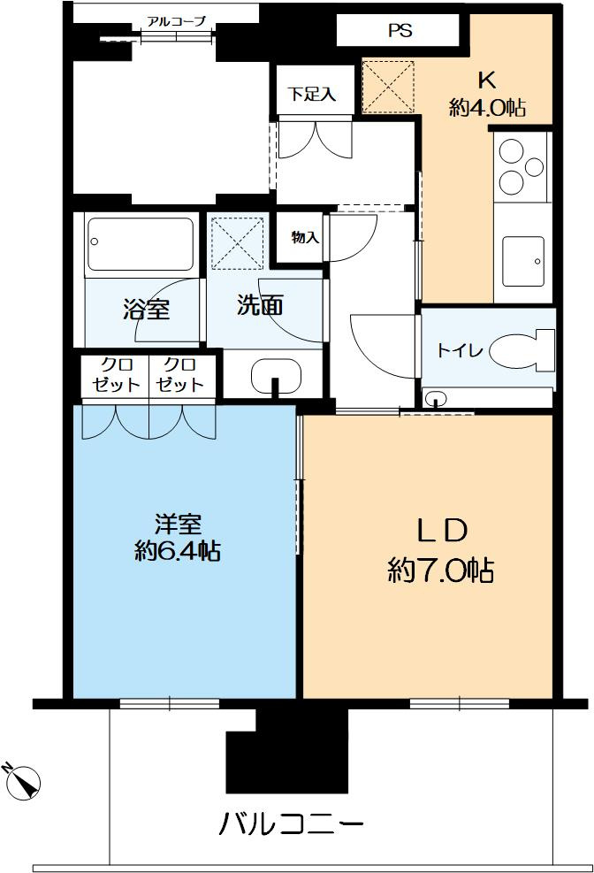 グラングリーン大阪THE NORTH RESIDENCEの間取り