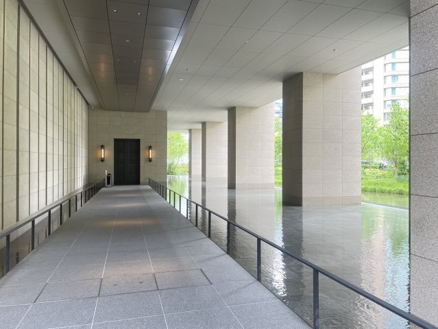グラングリーン大阪THE NORTH RESIDENCEのエントランス