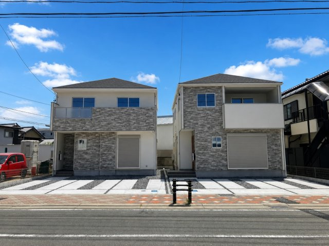 新築戸建　江南市古知野町3期　全2区画分譲の外観|■全体写真　
■ヤマダ不動産　株式会社リライフ　
