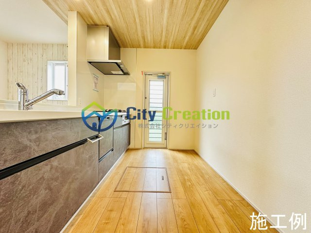 小田原市扇町　新築戸建　全1棟1号棟のキッチン