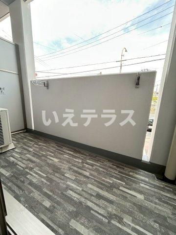 セオリー神戸アクアグルーブのバルコニー