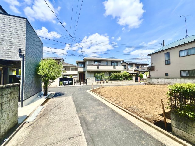 【前面道路含む現地写真】 | 練馬区高松6丁目　売地 | すっきり4.5m公道面