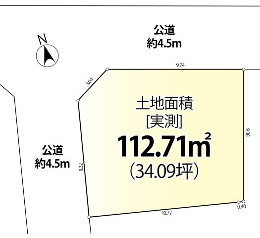 【土地図】 | 練馬区高松6丁目　売地