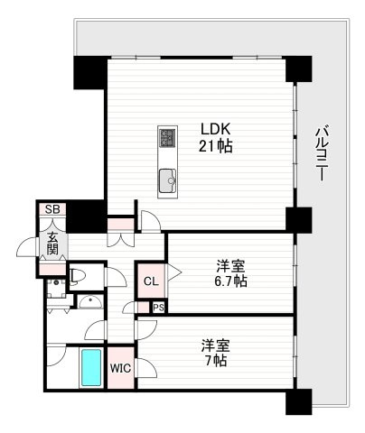 樹樹ガーデンの間取り