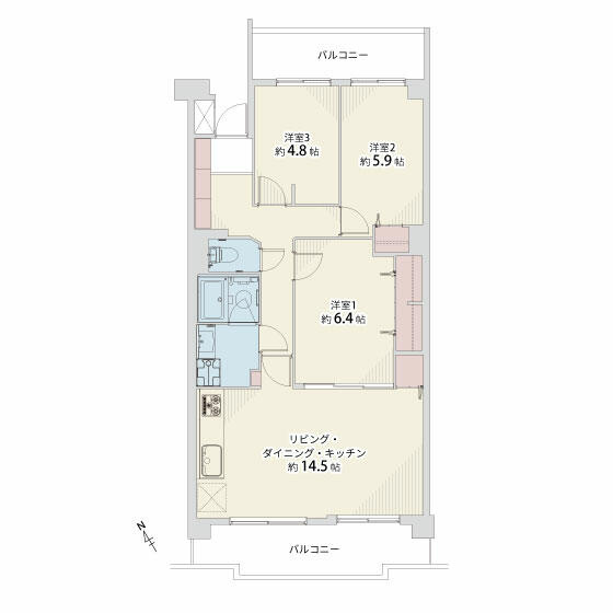 名古屋市名東区梅森坂５丁目の中古マンションの画像