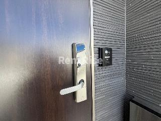 光明寺字山屋敷新築アパートの玄関|セキュリティ(イメージ)