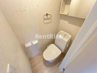 光明寺字山屋敷新築アパートのトイレ|シャワー付トイレ(イメージ)