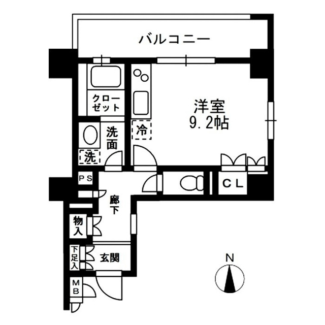 レジディア中落合A棟の間取り