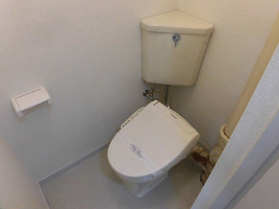 【トイレ】 | コーポくにじま | きれいなトイレです