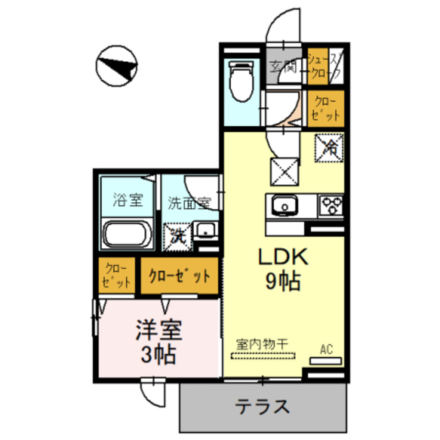 AZUREの間取り|間取り図